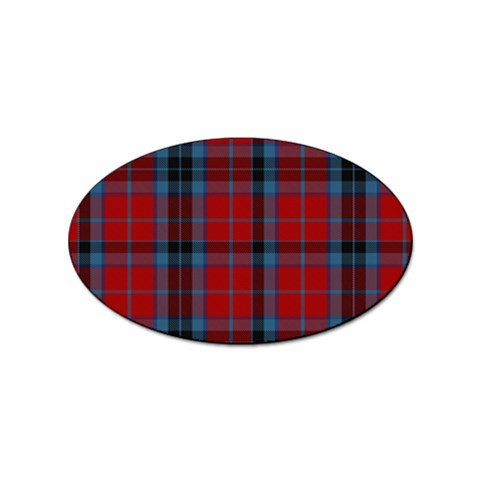 MacTavish Tartan Sticker Oval (100 pack) from ArtsNow.com Front