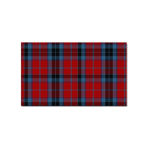 MacTavish Tartan Sticker Rectangular (10 pack) from ArtsNow.com Front