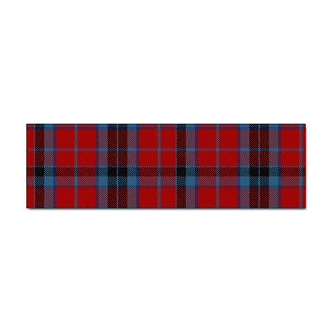 MacTavish Tartan Sticker (Bumper) from ArtsNow.com Front