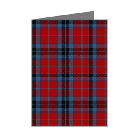 MacTavish Tartan Mini Greeting Card from ArtsNow.com Left