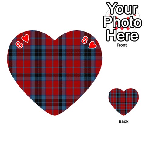 MacTavish Tartan Playing Cards 54 (Heart) from ArtsNow.com Front - Heart8
