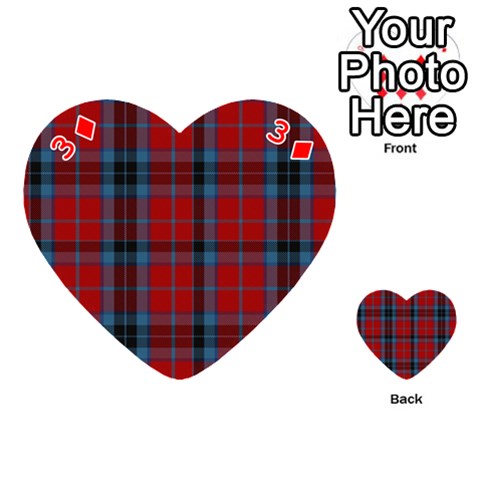 MacTavish Tartan Playing Cards 54 (Heart) from ArtsNow.com Front - Diamond3
