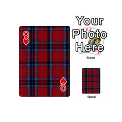 Queen MacTavish Tartan Playing Cards 54 (Mini) from ArtsNow.com Front - HeartQ