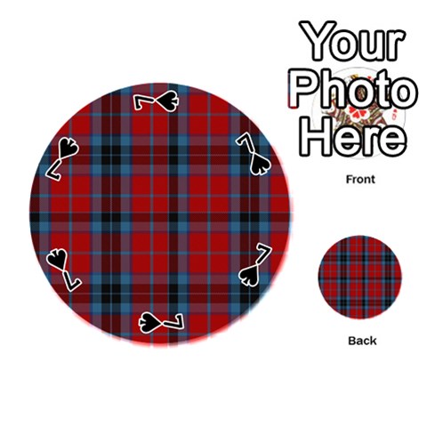 MacTavish Tartan Playing Cards 54 (Round) from ArtsNow.com Front - Spade7