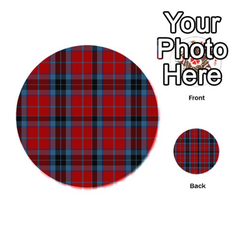 MacTavish Tartan Playing Cards 54 (Round) from ArtsNow.com Back