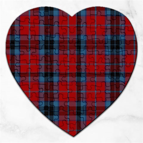 MacTavish Tartan Jigsaw Puzzle (Heart) from ArtsNow.com Front