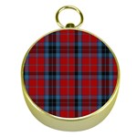 MacTavish Tartan Gold Compass
