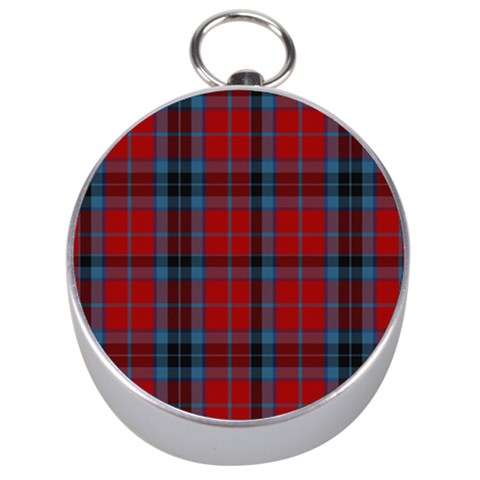 MacTavish Tartan Silver Compass from ArtsNow.com Front