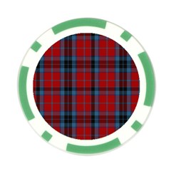 MacTavish Tartan Poker Chip Card Guard (10 pack) from ArtsNow.com Back
