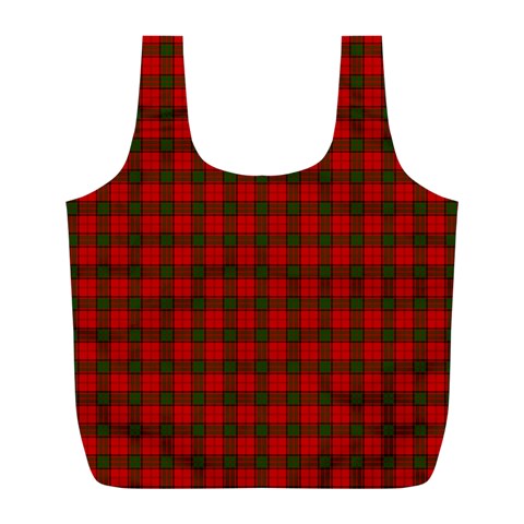 Maxwell Tartan Full Print Recycle Bag (L) from ArtsNow.com Front