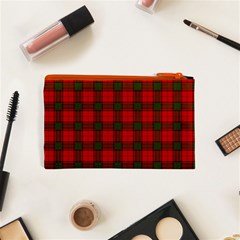 Maxwell Tartan Canvas Cosmetic Bag (XS) from ArtsNow.com Back