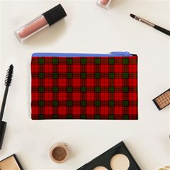 Maxwell Tartan Canvas Cosmetic Bag (XS) from ArtsNow.com Back