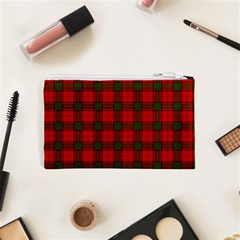 Maxwell Tartan Canvas Cosmetic Bag (XS) from ArtsNow.com Back