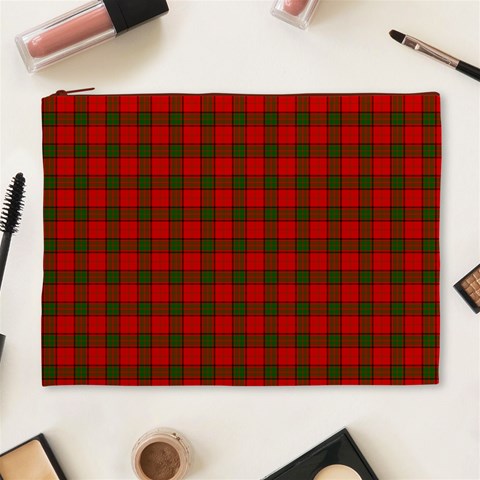 Maxwell Tartan Cosmetic Bag (XL) from ArtsNow.com Front