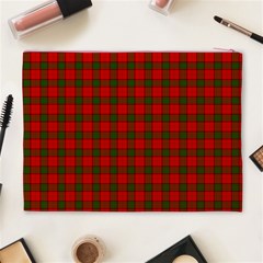 Maxwell Tartan Cosmetic Bag (XL) from ArtsNow.com Back
