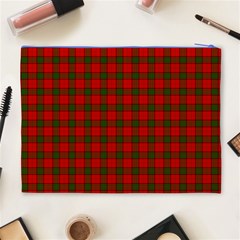 Maxwell Tartan Cosmetic Bag (XL) from ArtsNow.com Back