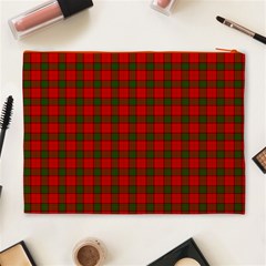 Maxwell Tartan Cosmetic Bag (XL) from ArtsNow.com Back