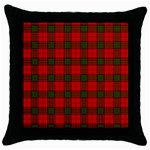 Maxwell Tartan Throw Pillow Case (Black)