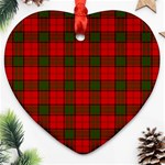 Maxwell Tartan Ornament (Heart)