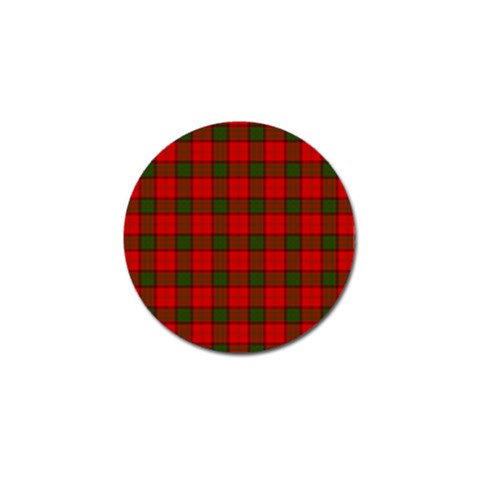 Maxwell Tartan Golf Ball Marker (4 pack) from ArtsNow.com Front