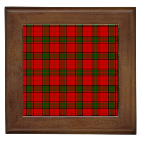 Maxwell Tartan Framed Tile from ArtsNow.com Front
