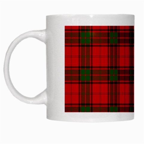Maxwell Tartan White Mug from ArtsNow.com Left