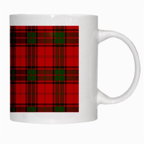 Maxwell Tartan White Mug from ArtsNow.com Right