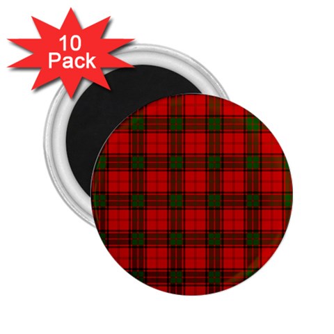 Maxwell Tartan 2.25  Magnet (10 pack) from ArtsNow.com Front