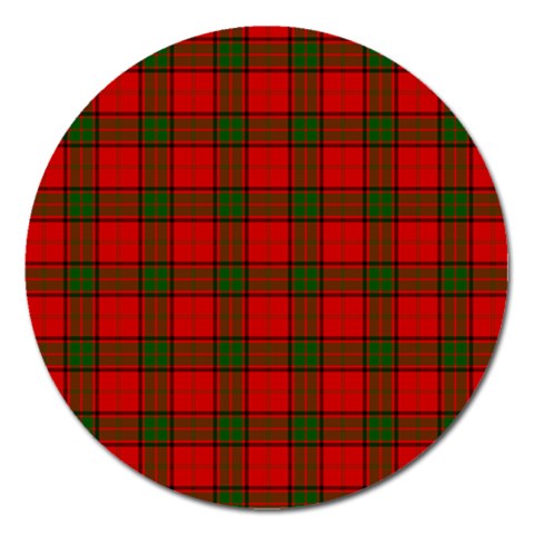 Maxwell Tartan Magnet 5  (Round) from ArtsNow.com Front