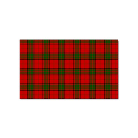 Maxwell Tartan Sticker Rectangular (10 pack) from ArtsNow.com Front