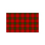 Maxwell Tartan Sticker Rectangular (10 pack)