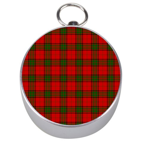 Maxwell Tartan Silver Compass from ArtsNow.com Front