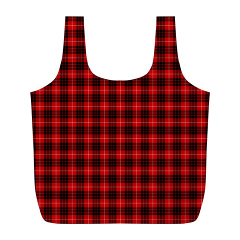 Munro Tartan Full Print Recycle Bag (L) from ArtsNow.com Front