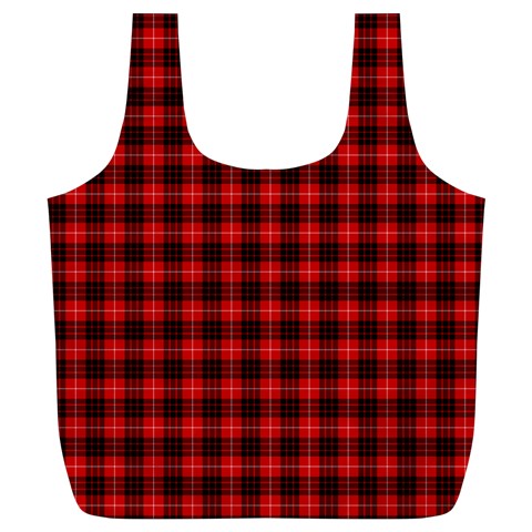 Munro Tartan Full Print Recycle Bag (XL) from ArtsNow.com Back
