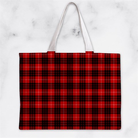 Munro Tartan Zipper Mini Tote Bag from ArtsNow.com Front