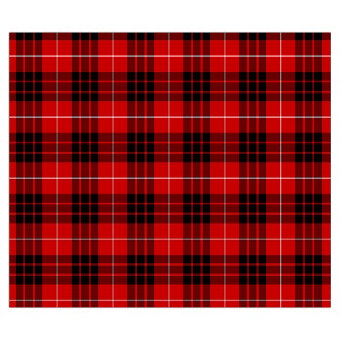 Munro Tartan Zipper Large Tote Bag from ArtsNow.com Back