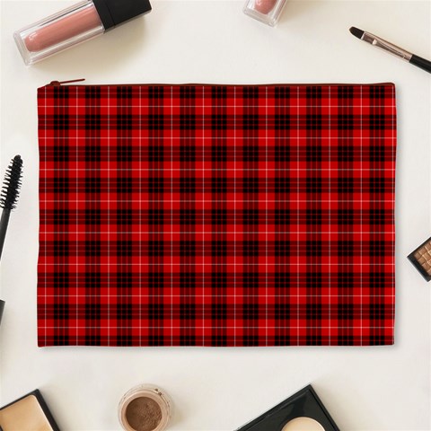 Munro Tartan Cosmetic Bag (XL) from ArtsNow.com Front