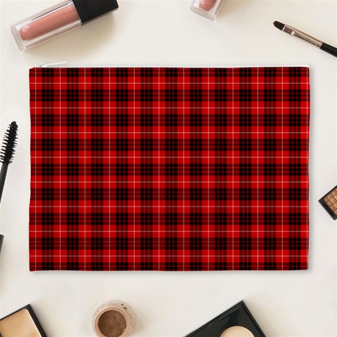 Munro Tartan Cosmetic Bag (XL) from ArtsNow.com Front