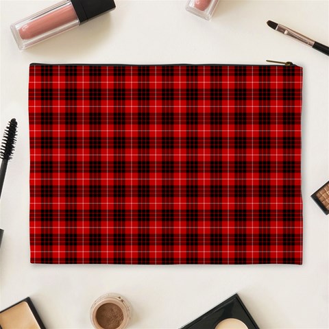 Munro Tartan Cosmetic Bag (XL) from ArtsNow.com Back