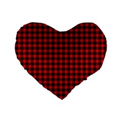 Munro Tartan Standard 16  Premium Heart Shape Cushion from ArtsNow.com Front