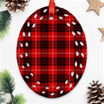 Munro Tartan Ornament (Bell) Ornament (Oval Filigree)