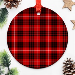 Munro Tartan Round Ornament (Two Sides) from ArtsNow.com Front