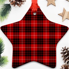 Munro Tartan Star Ornament (Two Sides) from ArtsNow.com Back