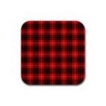 Munro Tartan Rubber Square Coaster (4 pack)