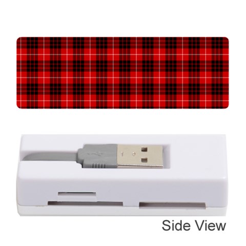 Munro Tartan Memory Card Reader (Stick) from ArtsNow.com Front