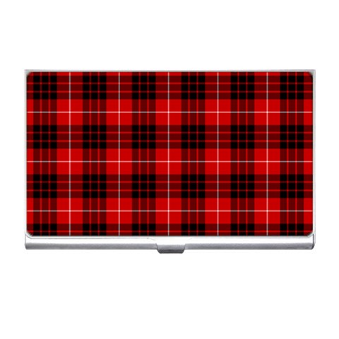 Munro Tartan Business Card Holder from ArtsNow.com Front