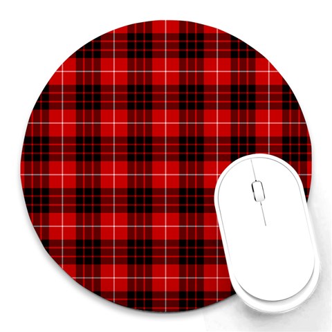 Munro Tartan Round Mousepad from ArtsNow.com Front