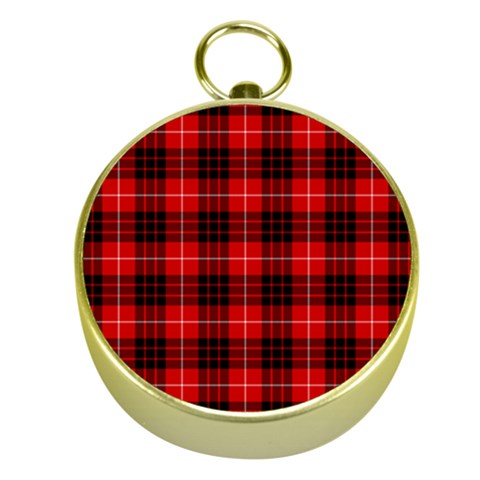 Munro Tartan Gold Compass from ArtsNow.com Front