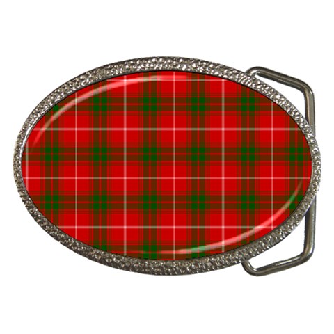 Prince of Rothesay Tartan Belt Buckle from ArtsNow.com Front