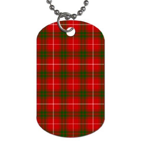 Prince of Rothesay Tartan Dog Tag (Two Sides) from ArtsNow.com Front